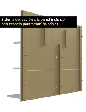 Mueble flotante para TV armable Alfa Madesa de MDP