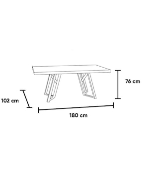 Antecomedor Mallory Kessa para 6 personas
