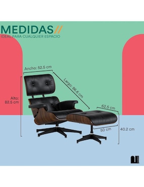 Juego de asiento con taburete Mubson