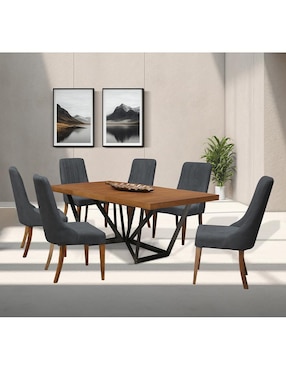 Antecomedor Kaley Kessa para 6 personas