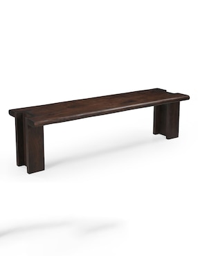 Banca Walnut Contemporary de madera acacia
