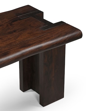 Banca Walnut Contemporary de madera acacia