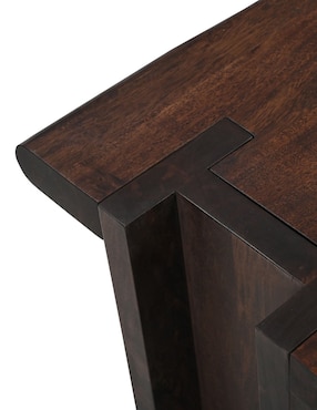 Banca Walnut Contemporary de madera acacia