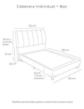 Cama Nube Box Dicasa de madera
