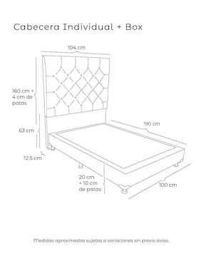 Cama CAPRI BOX Dicasa de madera