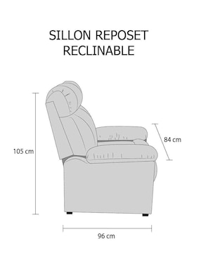 Reclinable Atlas del Descanso de madera pino