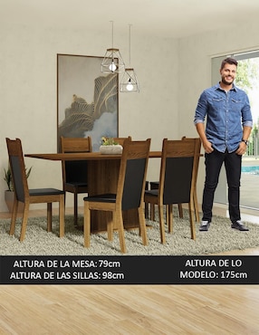 Comedor Augusta Madesa para 6 personas