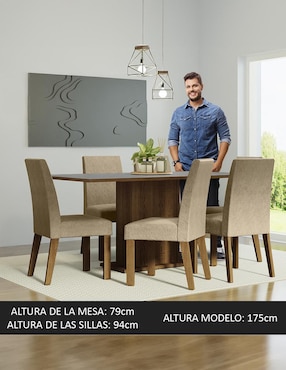 Comedor Renata Madesa para 6 personas