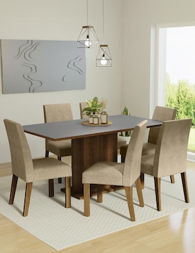 Comedor Renata Madesa para 6 personas