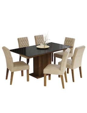 Comedor Geórgia Madesa para 6 personas