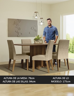 Comedor renata Madesa para 6 personas