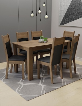 Comedor Medellín Madesa para 6 personas