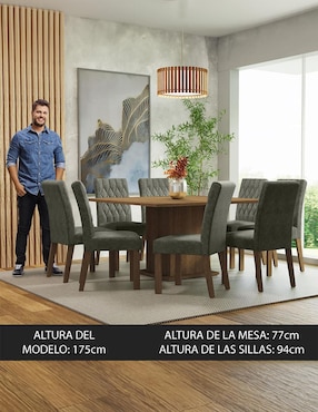 Comedor Leila Madesa para 8 personas