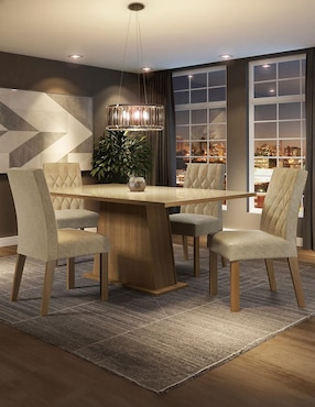 Comedor Aryeli Madesa para 4 personas