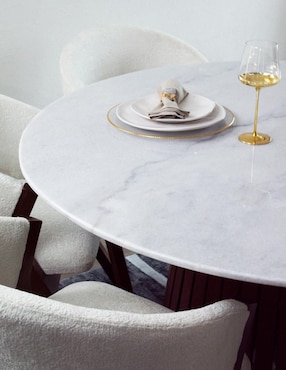 Comedor Vaniglam para 6 personas de mármol