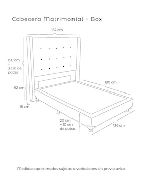 Cama TITAN BOX Dicasa de madera