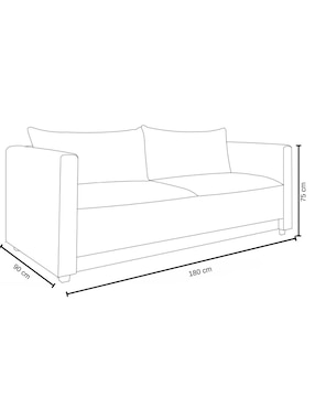 Love seat Gasaru Natura