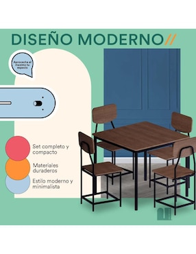 Comedor Mubson para 4 personas