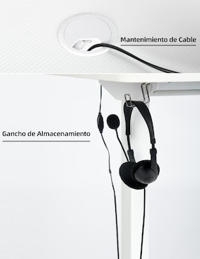 Mesa armable Samir White Furniturer