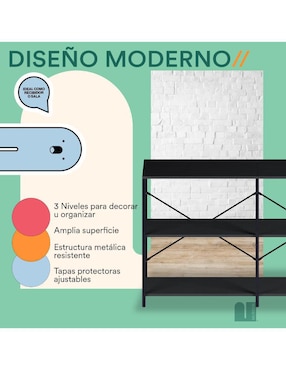 Credenza Mubson de MDF