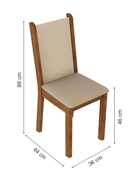Comedor Aline Madesa para 4 personas