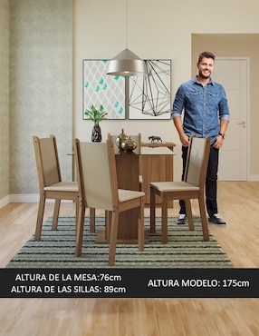 Comedor Aline Madesa para 4 personas