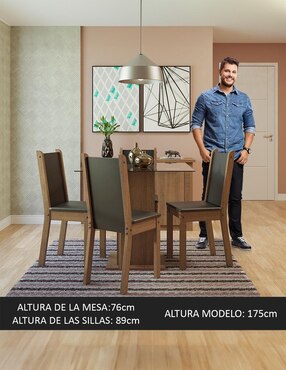 Comedor Aline Madesa para 4 personas