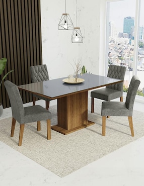 Comedor Marilia Madesa para 4 personas