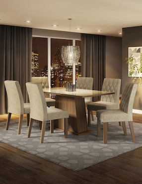 Comedor Stéfani Madesa para 6 personas