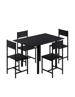 Comedor Ponce Mubson Para 4 Personas De MDF