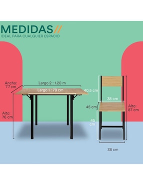 Comedor Ponce Mubson para 4 personas