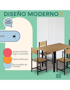 Comedor Ponce Mubson para 4 personas