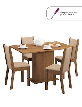 Comedor Talita Madesa para 4 personas