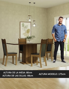 Comedor Greta Madesa para 4 personas