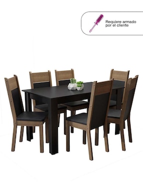 Comedor Medelin Madesa para 6 personas