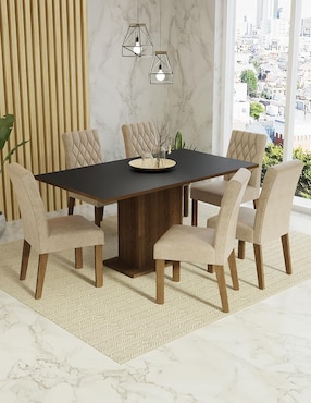 Comedor Hanna Madesa para 6 personas
