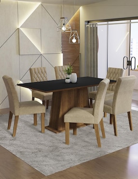 Comedor Britney Madesa para 6 personas
