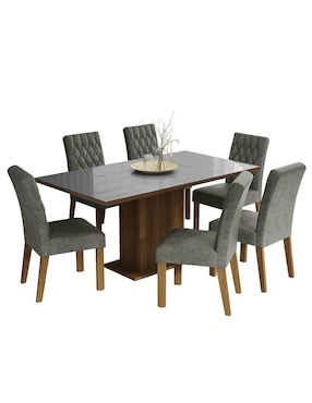 Comedor Geórgia Madesa para 6 personas