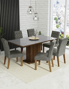 Comedor Geórgia Madesa para 6 personas