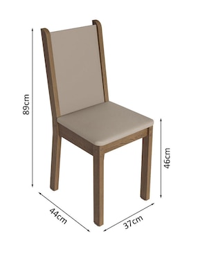 Comedor Tifani Madesa para 4 personas