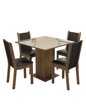 Comedor Tifani Madesa Para 4 Personas De MDP