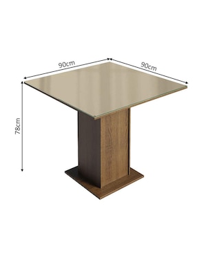 Comedor Tifani Madesa para 4 personas