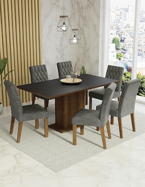 Comedor Hanna Madesa para 6 personas