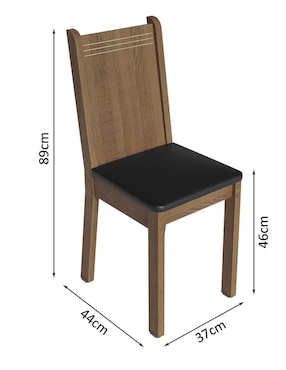 Comedor Samara Madesa para 4 personas