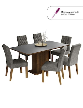 Comedor Hanna Madesa para 6 personas