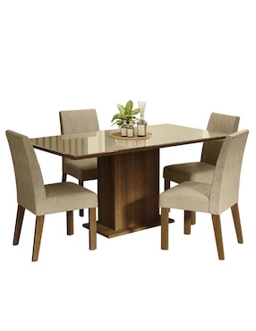 Comedor Avril Madesa para 4 personas