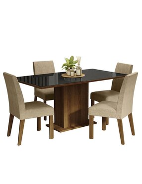 Comedor Avril Madesa para 4 personas