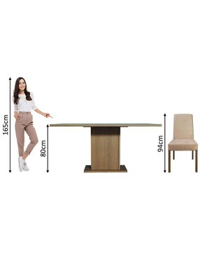 Comedor Avril Madesa para 4 personas