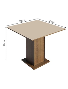Comedor Samara Madesa para 4 personas de MDP