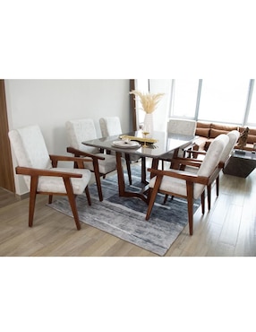 Comedor Vaniglam para 6 personas de mármol